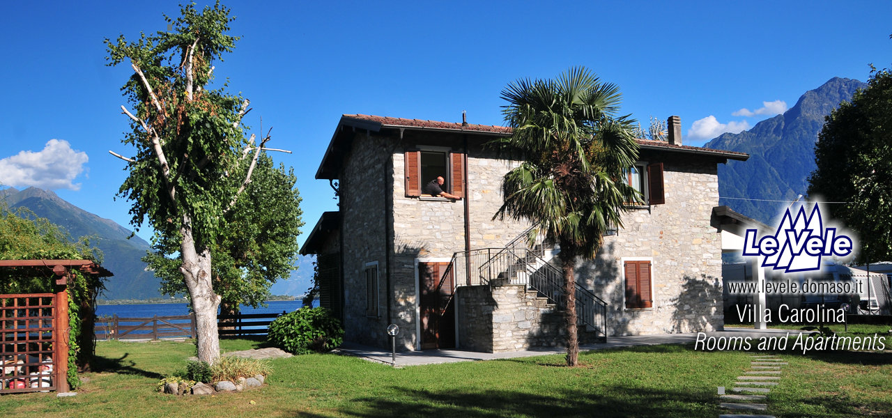 Villa Carolina camere e appartamenti lago di como Gravedona lake Como