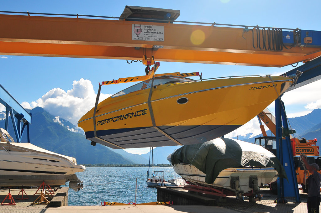 nautica domaso rimessaggio barche lago di como Gravedona lake Como